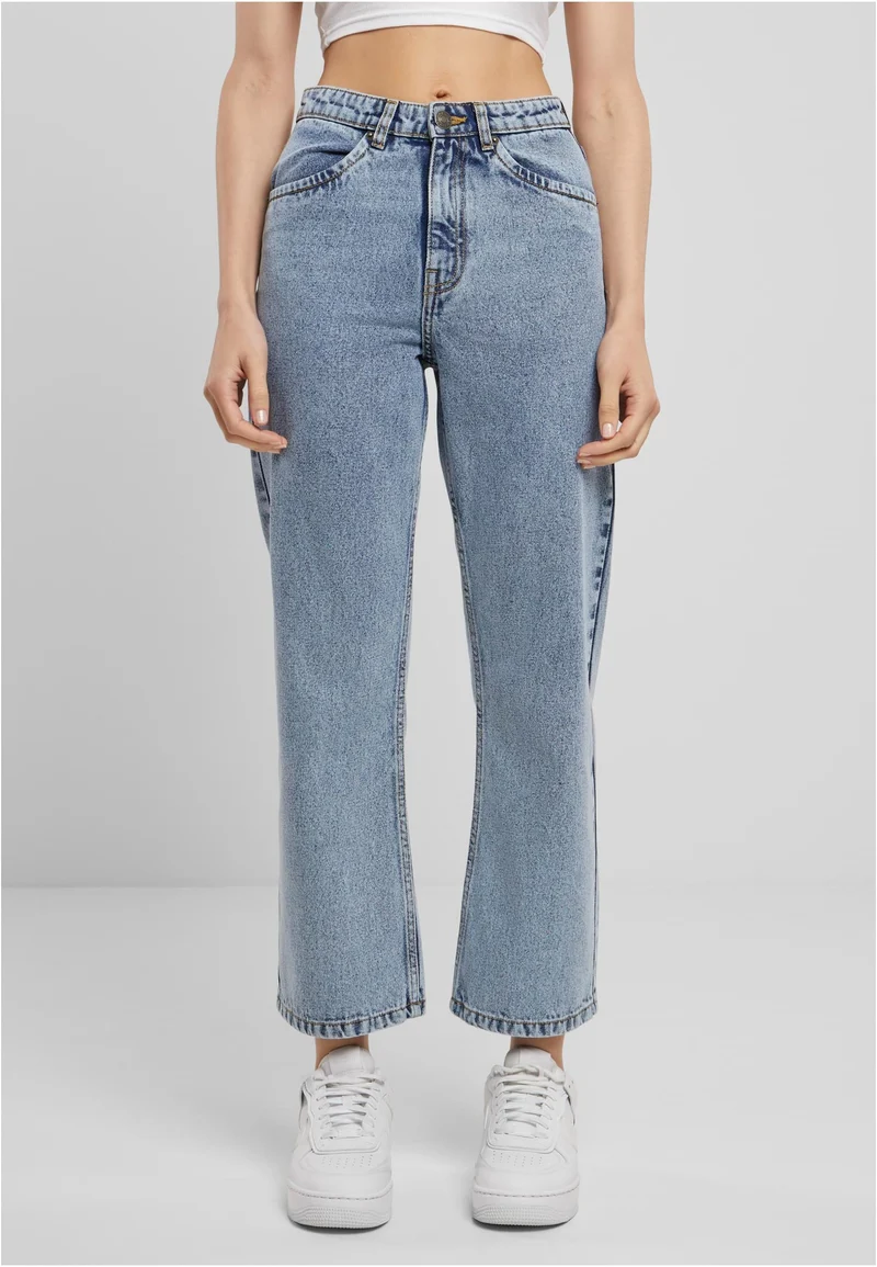UC Cropped Straight Leg Denim Pants