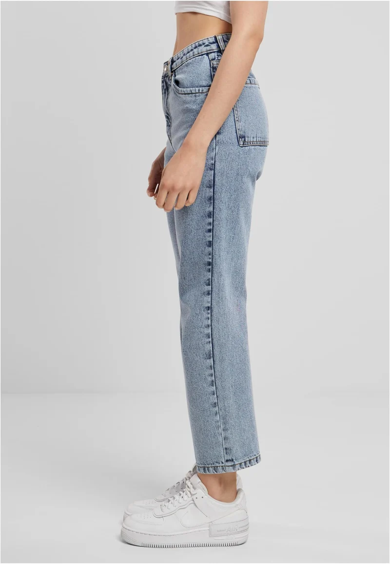 UC Cropped Straight Leg Denim Pants