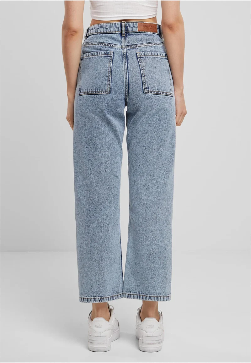 UC Cropped Straight Leg Denim Pants