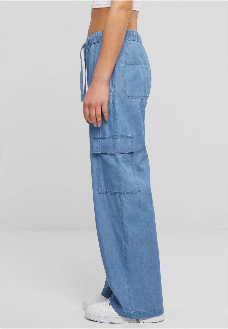 UC Light Denim Cargo Pants
