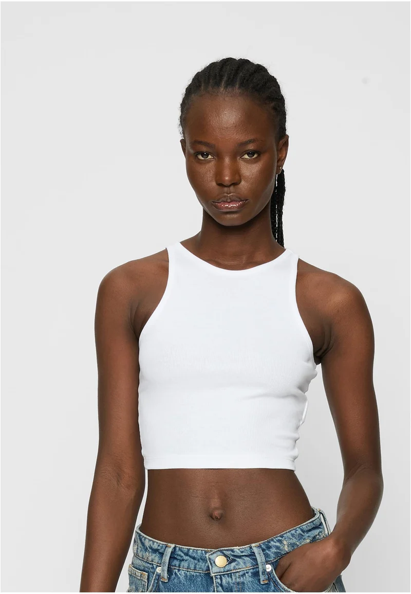 UC Organic Cropped Rib Top 2-Pack