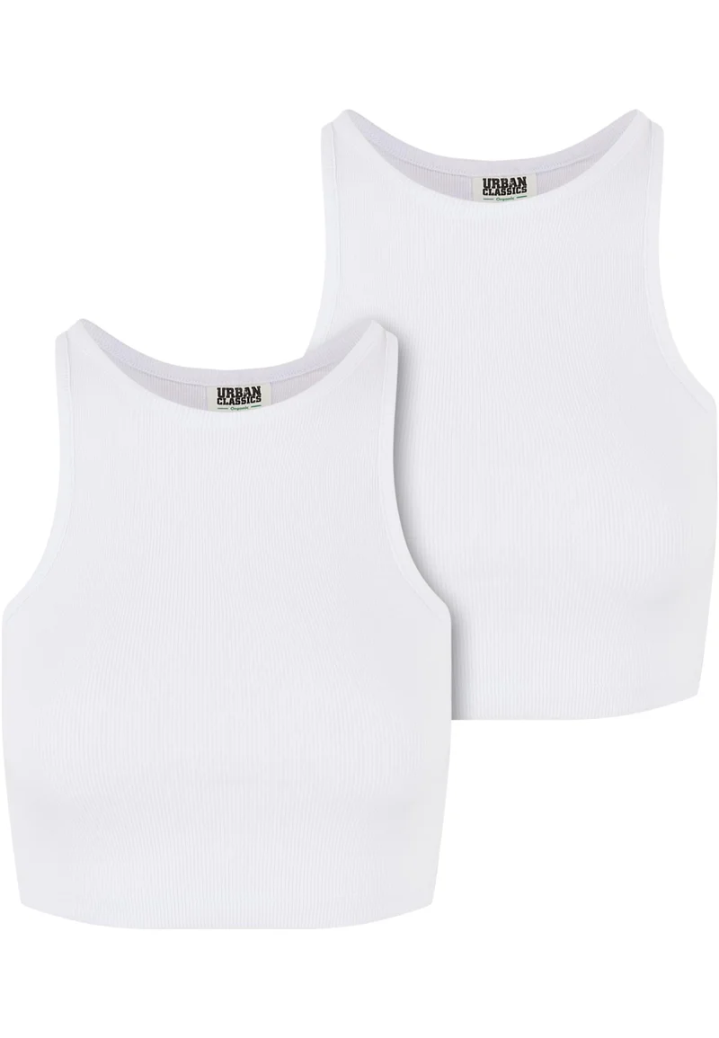UC Organic Cropped Rib Top 2-Pack