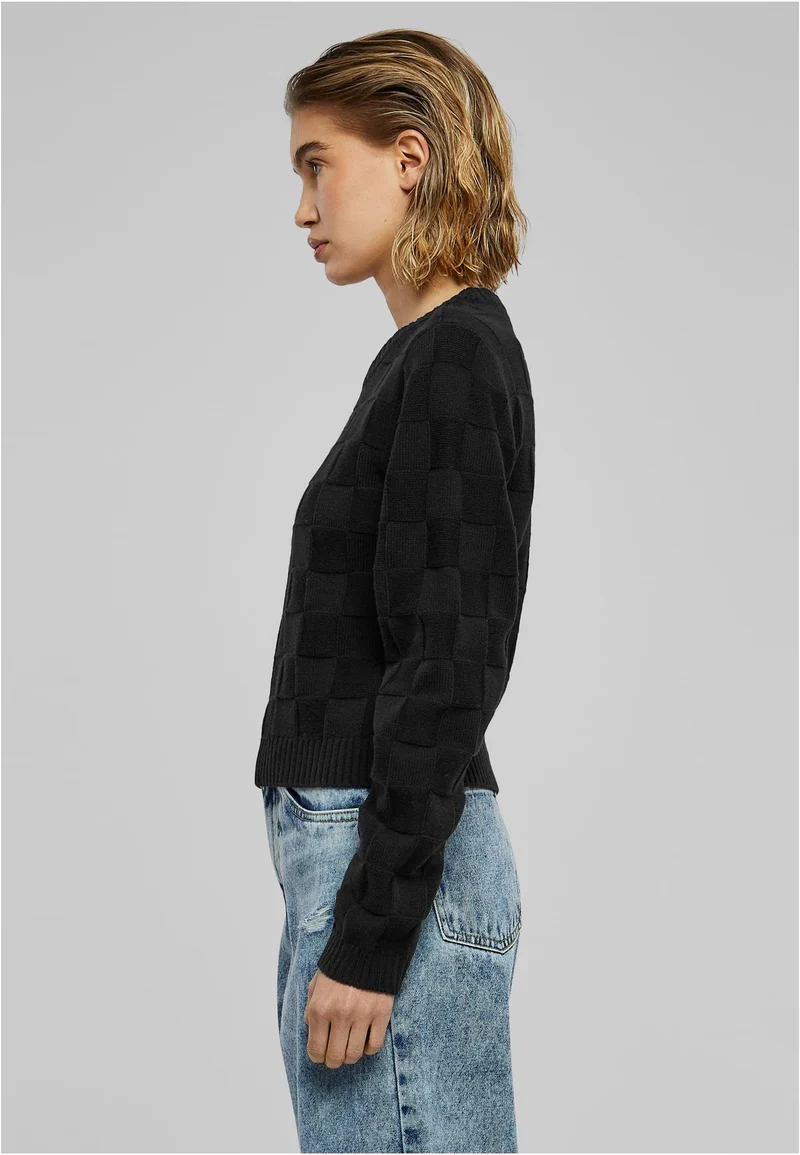 UC Check Knit Sweater