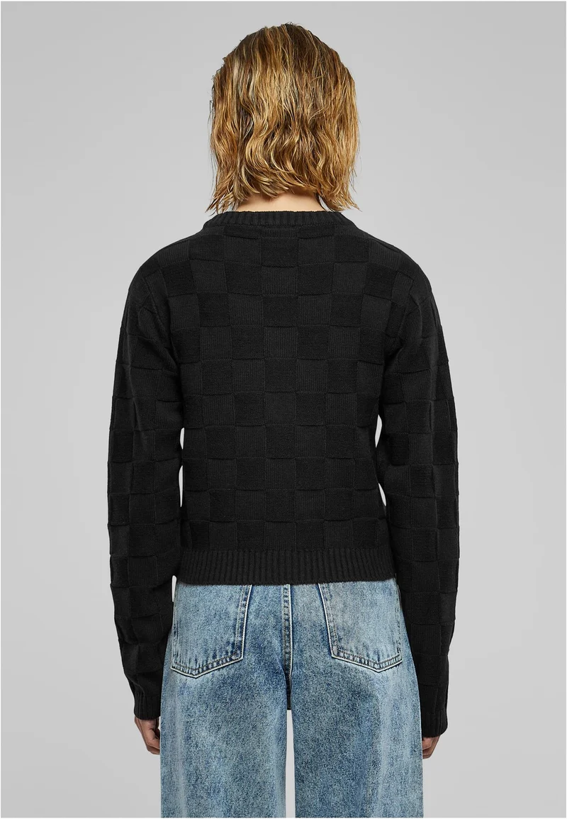 UC Check Knit Sweater