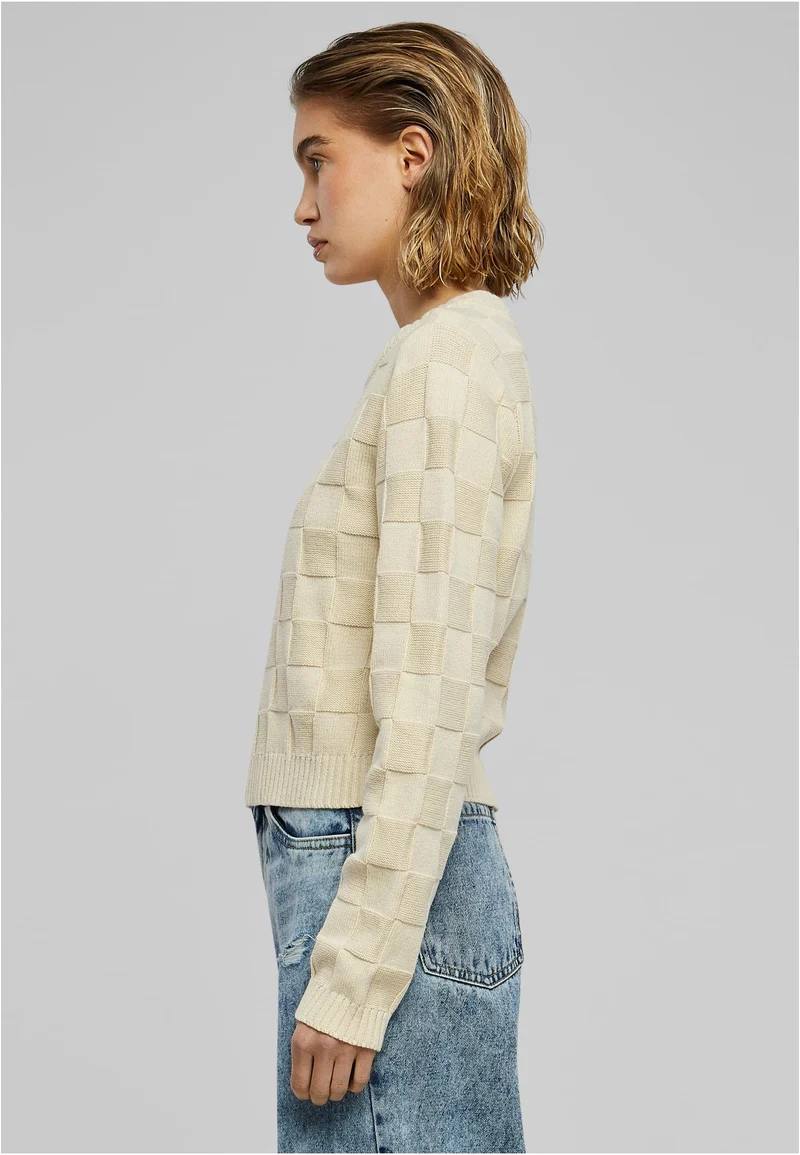 UC Check Knit Sweater