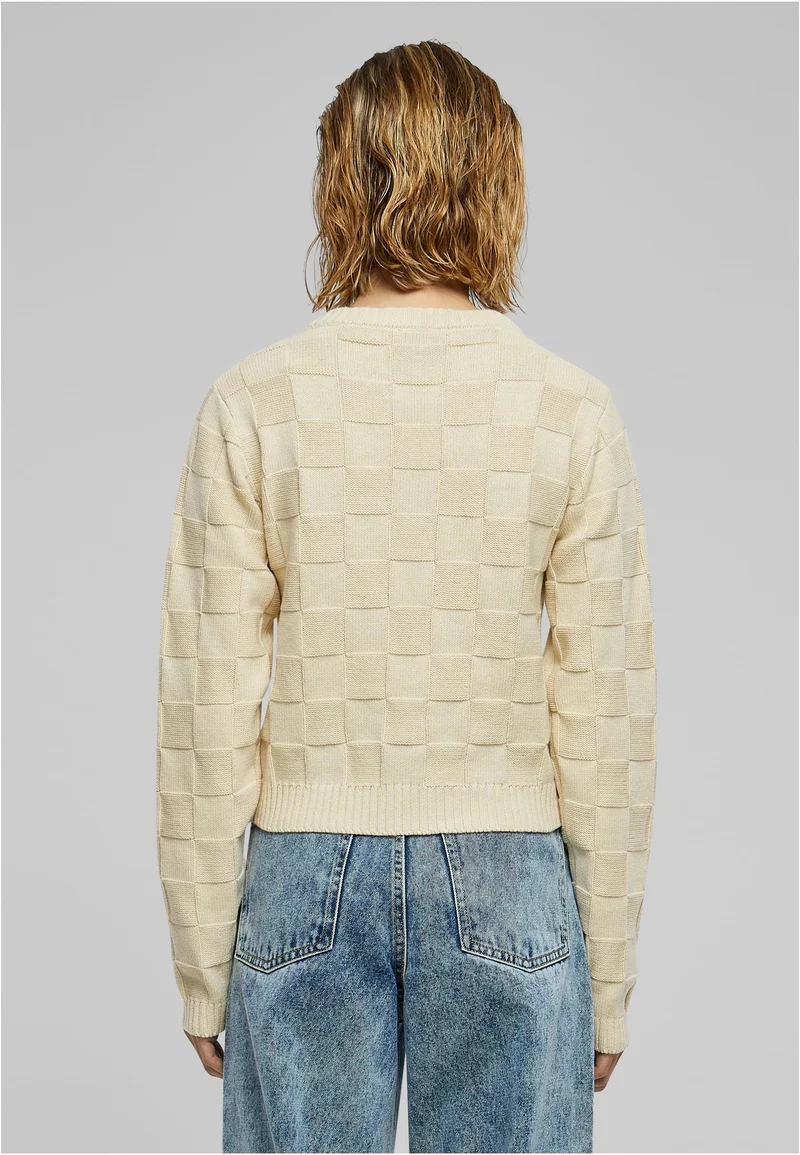 UC Check Knit Sweater