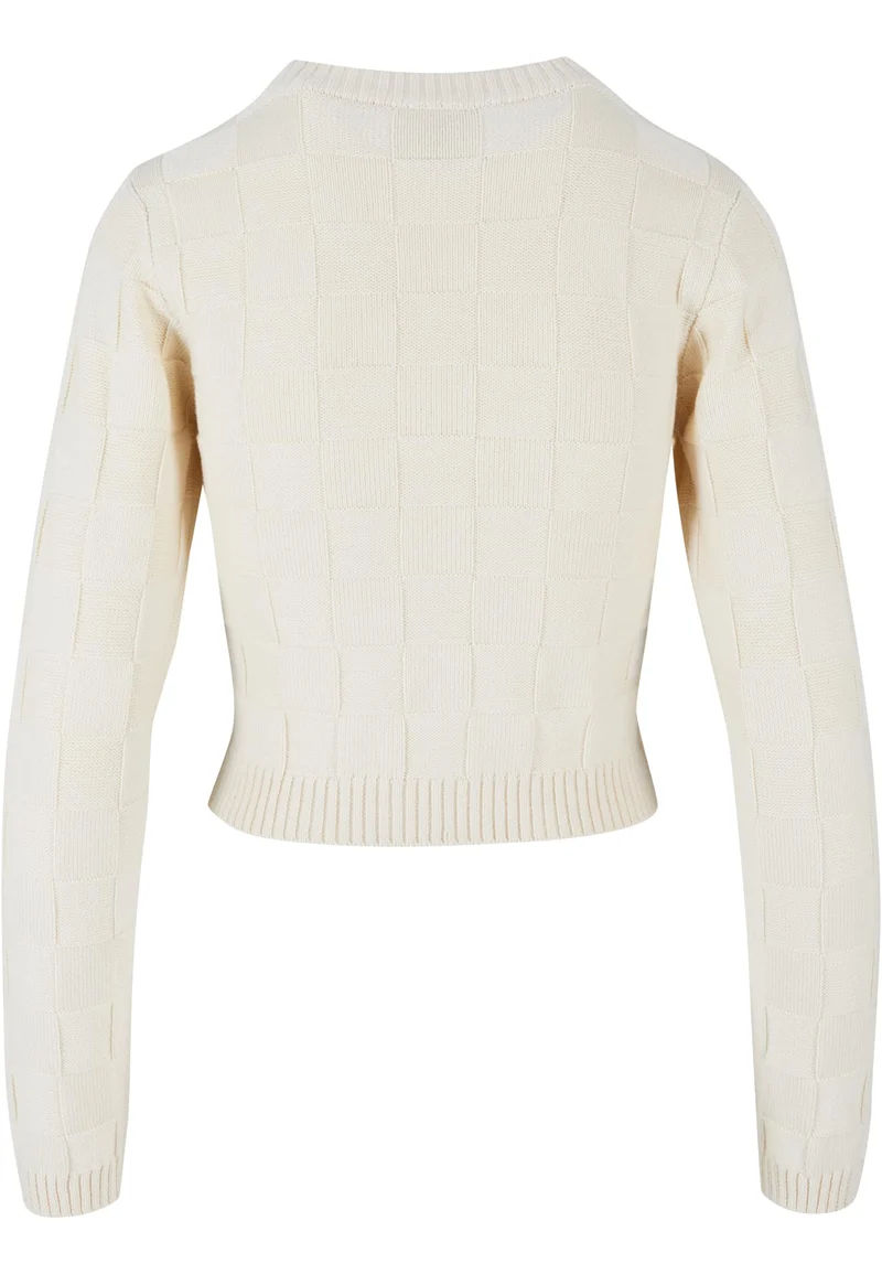 UC Check Knit Sweater