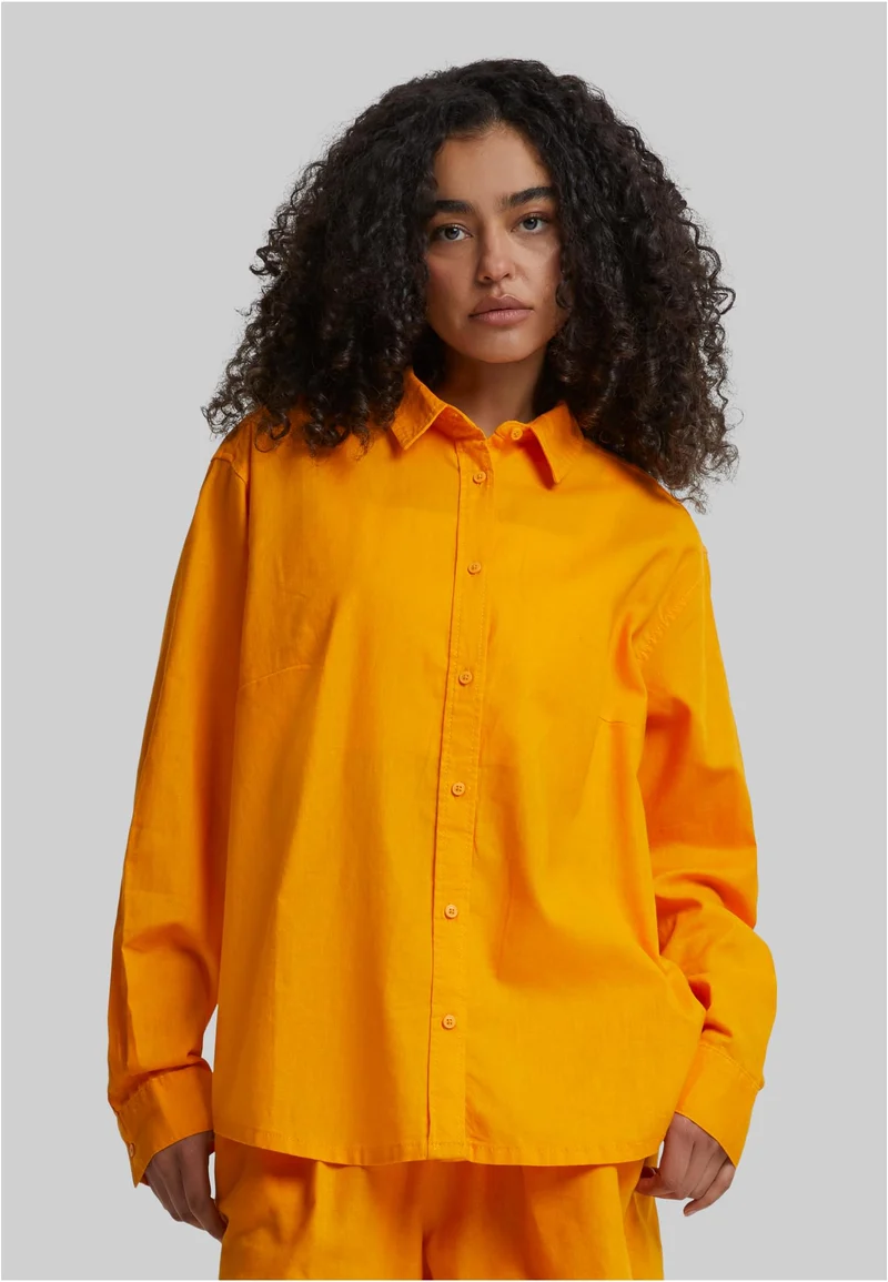 UC Linen Mixed Oversized Shirt