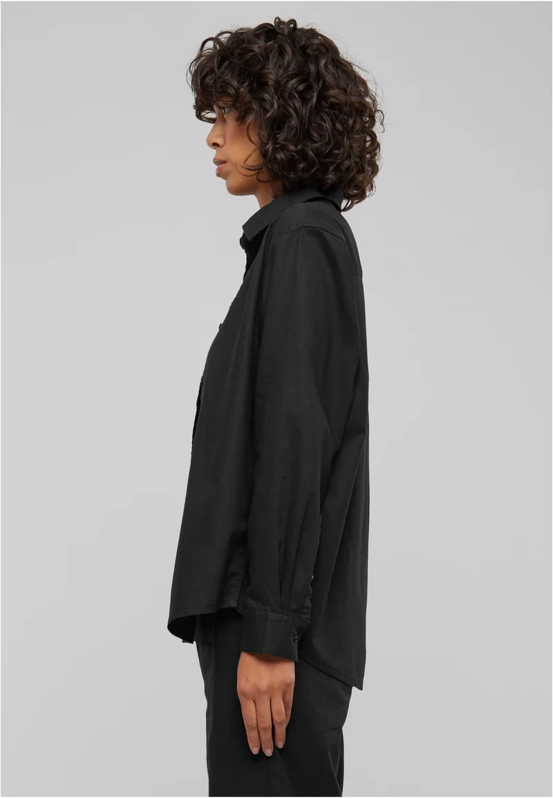 UC Linen Mixed Oversized Shirt