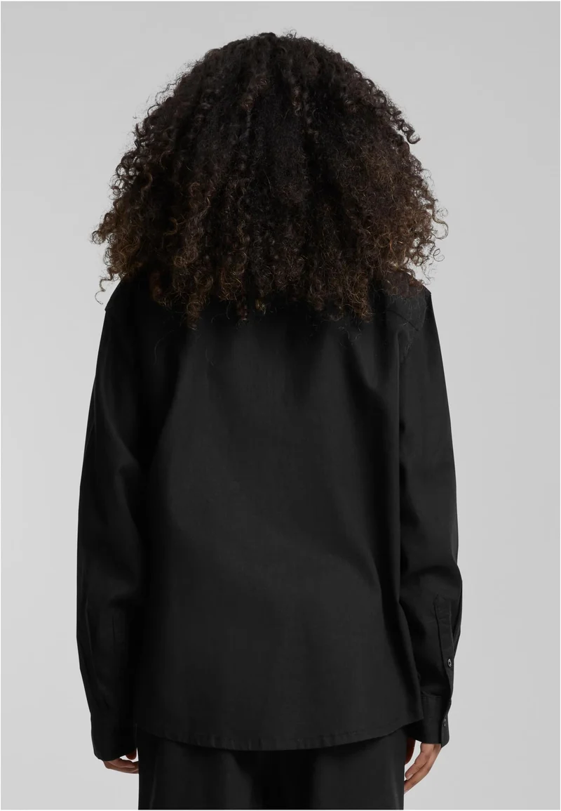 UC Linen Mixed Oversized Shirt