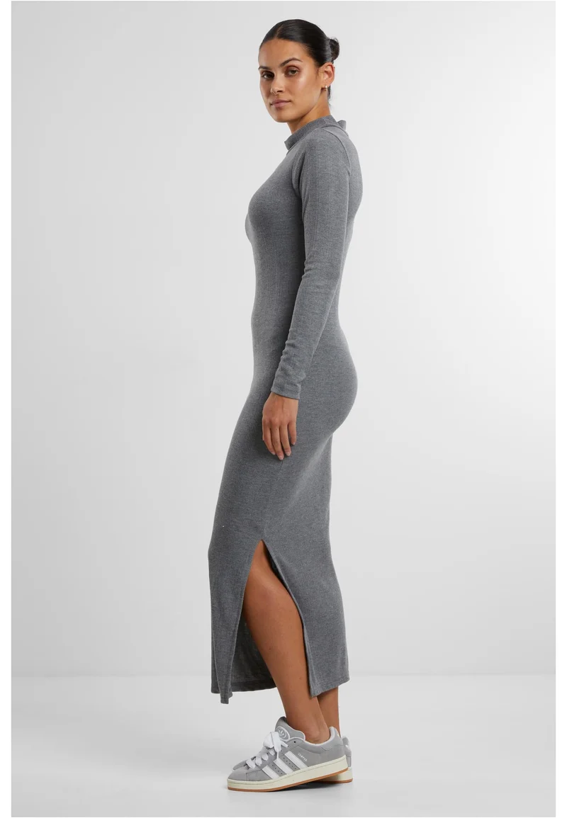 UC Rib Longlseeve Mockneck Dress