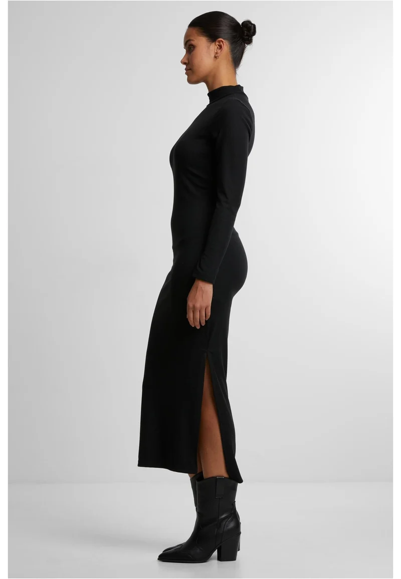 UC Rib Longlseeve Mockneck Dress