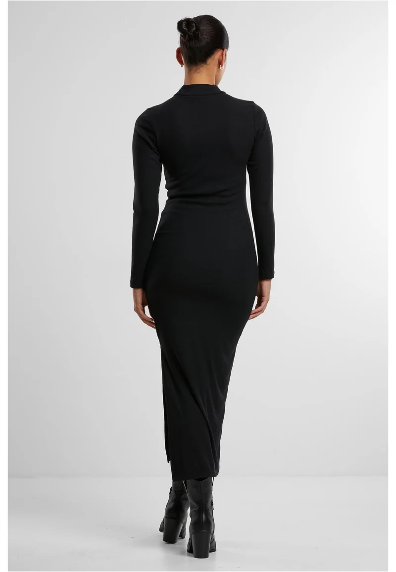 UC Rib Longlseeve Mockneck Dress