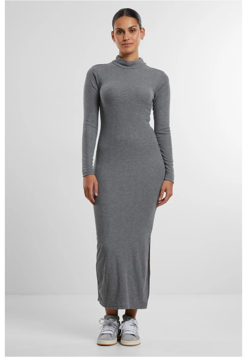 UC Rib Longlseeve Mockneck Dress
