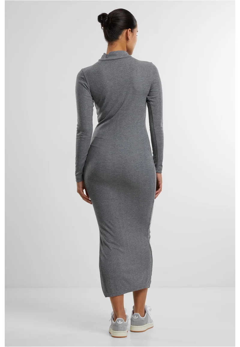 UC Rib Longlseeve Mockneck Dress