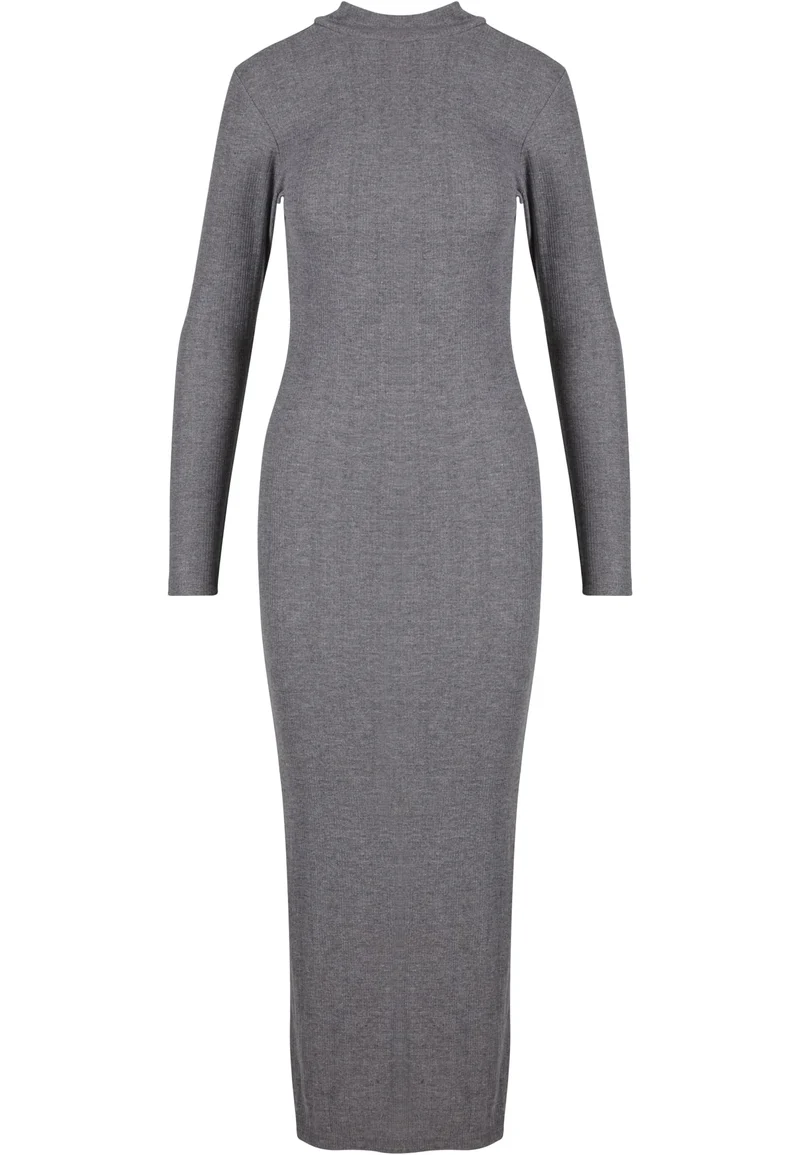 UC Rib Longlseeve Mockneck Dress