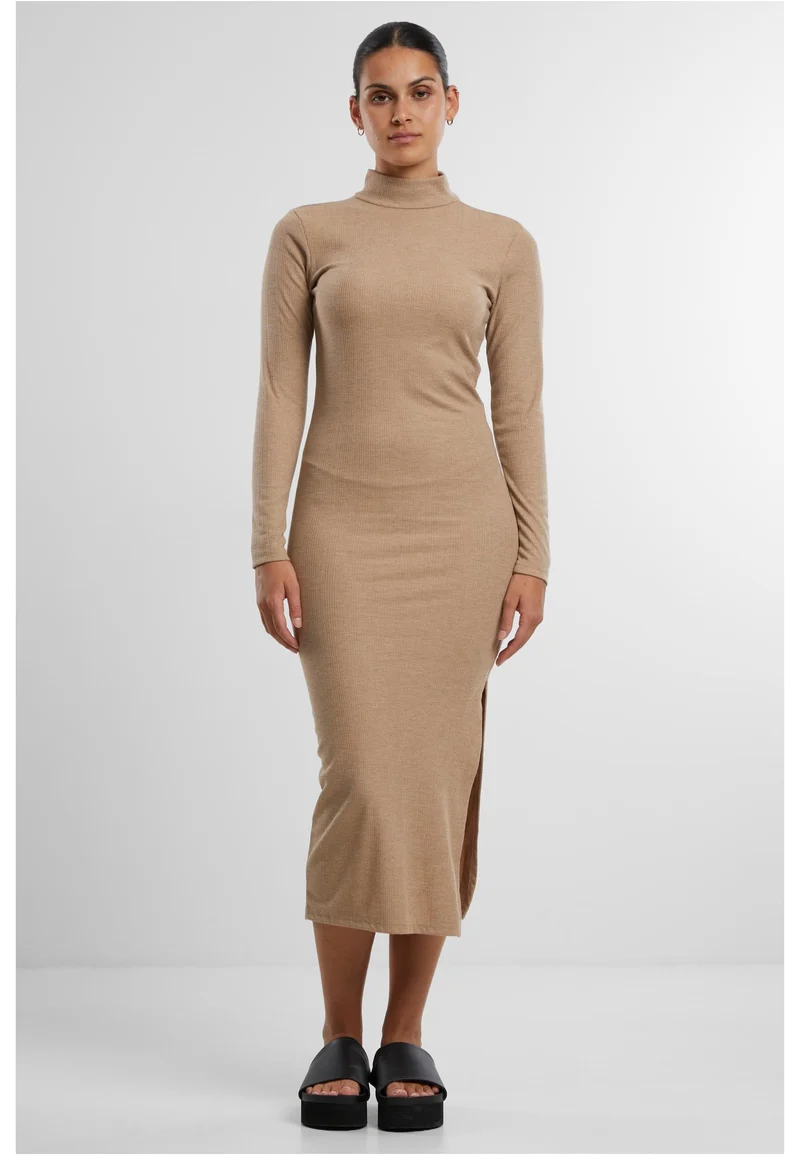 UC Rib Longlseeve Mockneck Dress