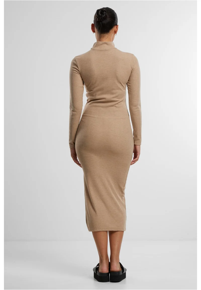 UC Rib Longlseeve Mockneck Dress