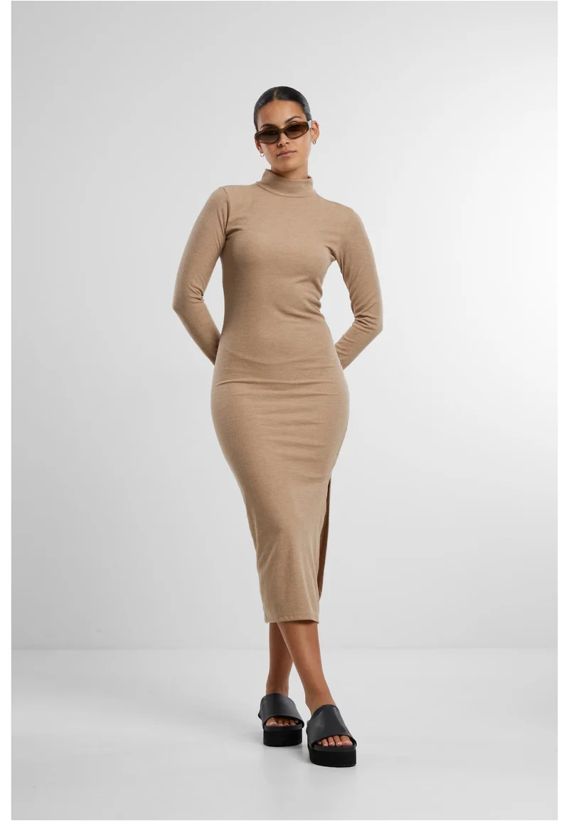 UC Rib Longlseeve Mockneck Dress