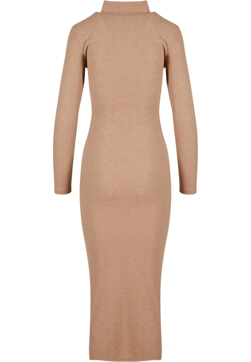 UC Rib Longlseeve Mockneck Dress