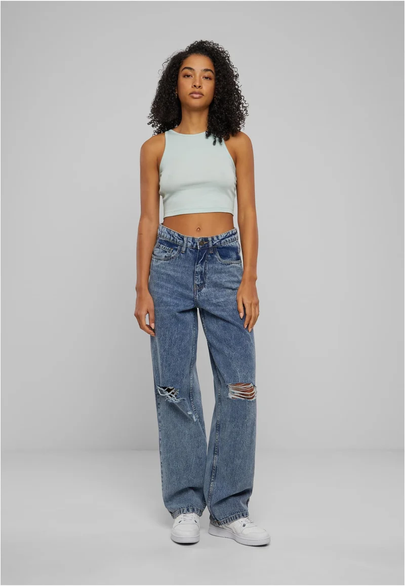 UC Organic Cropped Rib Top