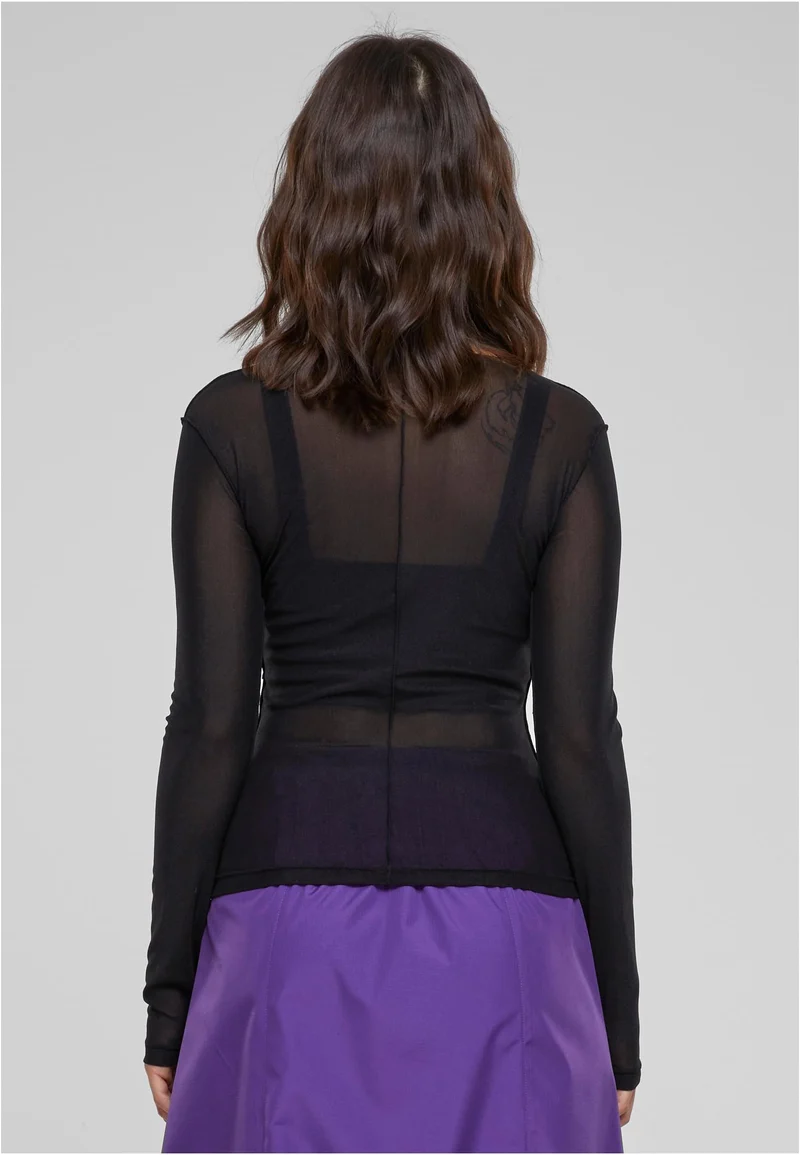 UC Exposed Seam Mesh Longsleeve