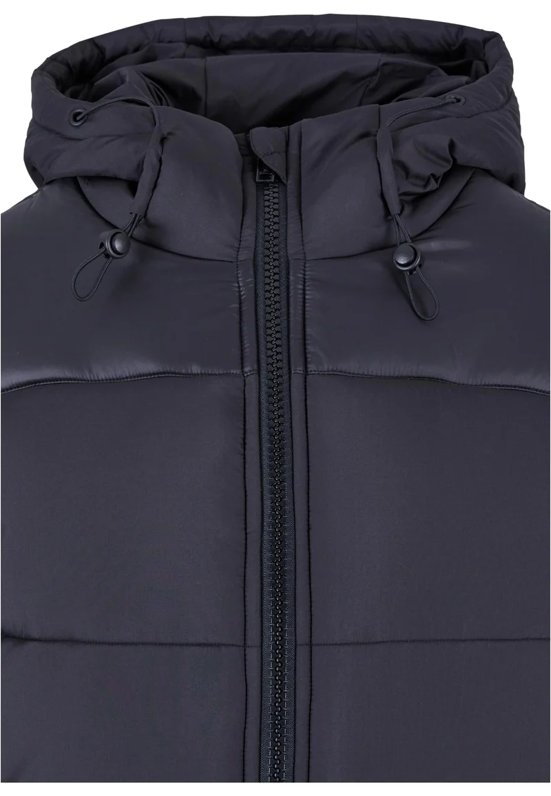 UC Hooded Mixed Puffer Coat