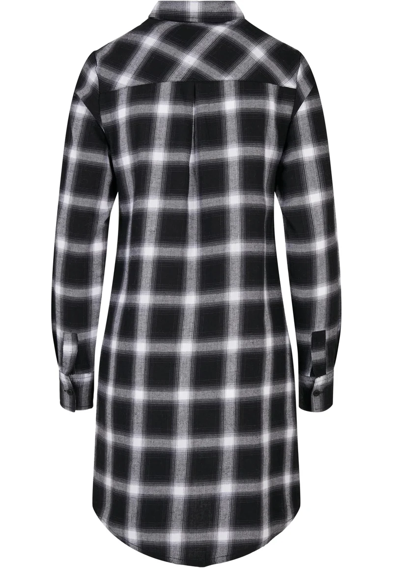 UC Cotton Check Shirt Dress