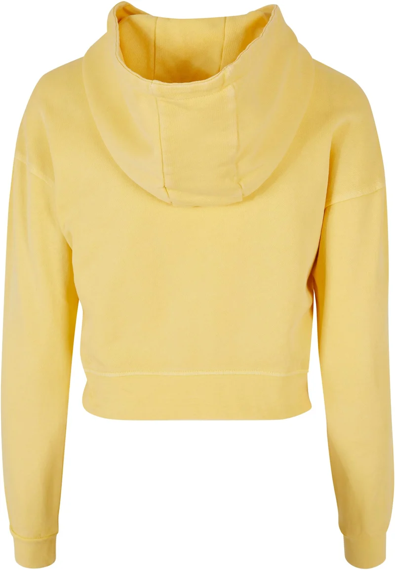 UC Short Flower Embroidery Terry Hoody