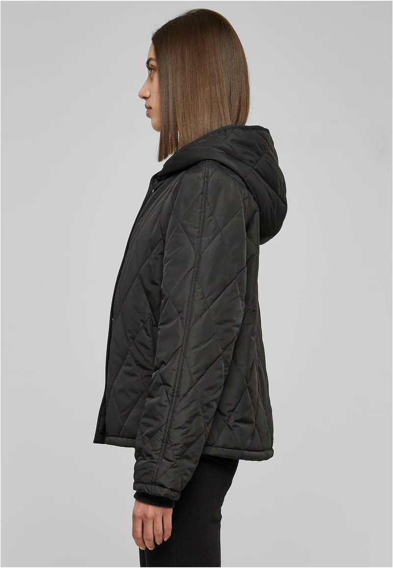 UC Oversized Diamond Quilted Hooded