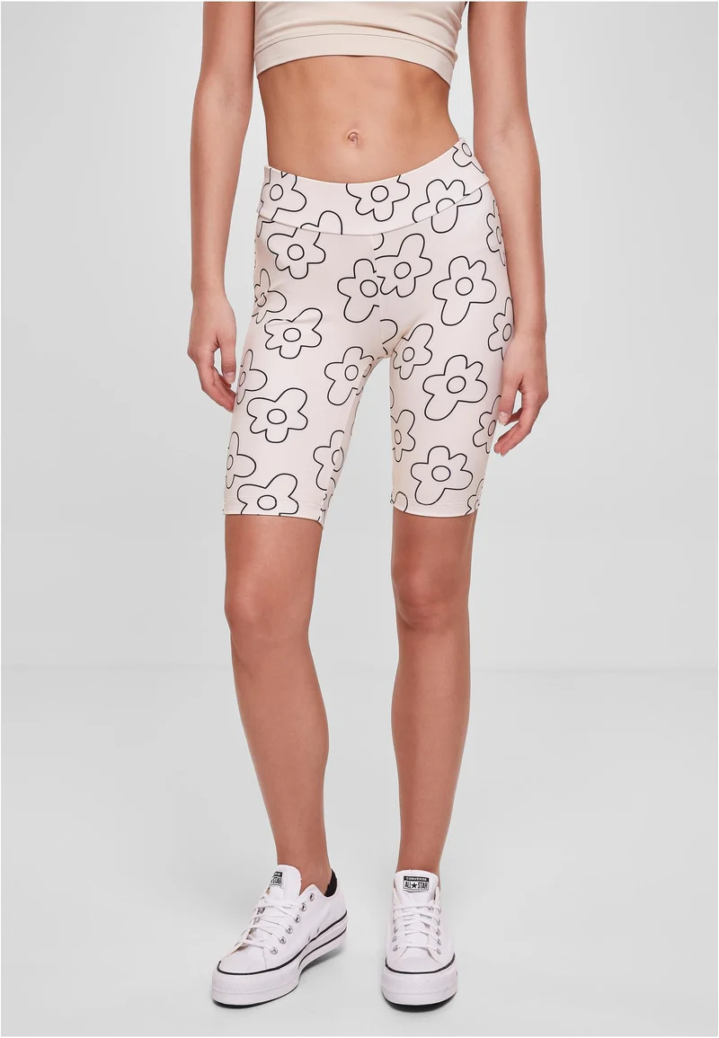 UC High Waist AOP Tech Cycle Shorts