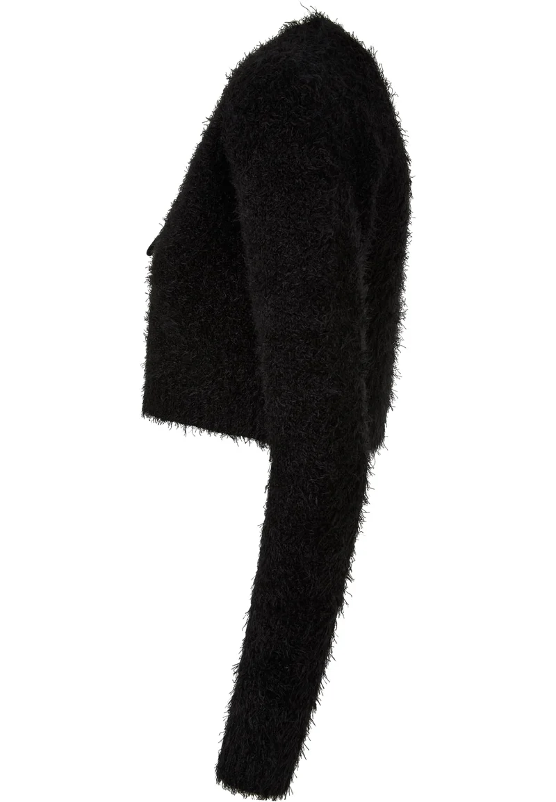 UC Tied Cropped Feather Cardigan