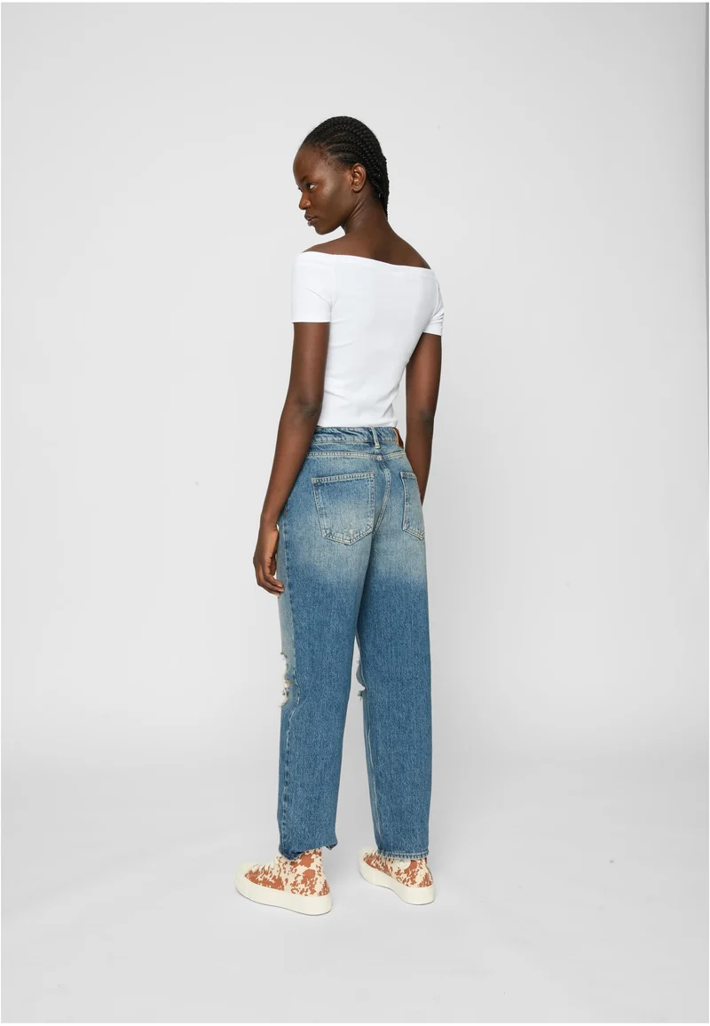 UC Organic Off Shoulder Rib Tee 2-Pack