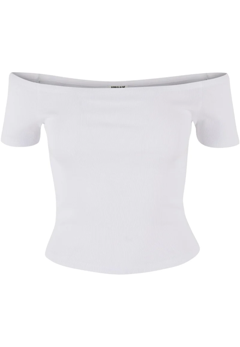 UC Organic Off Shoulder Rib Tee 2-Pack