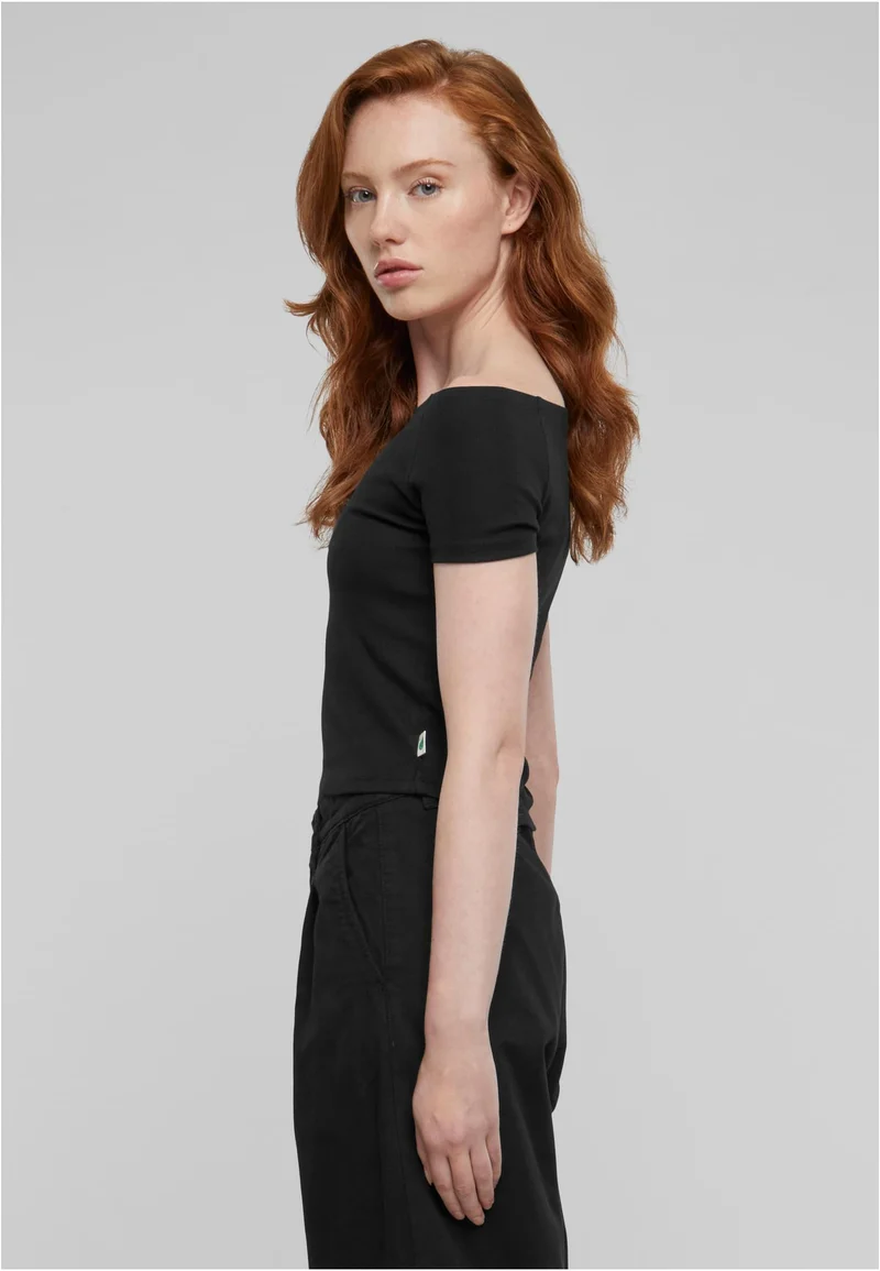 UC Organic Off Shoulder Rib Tee
