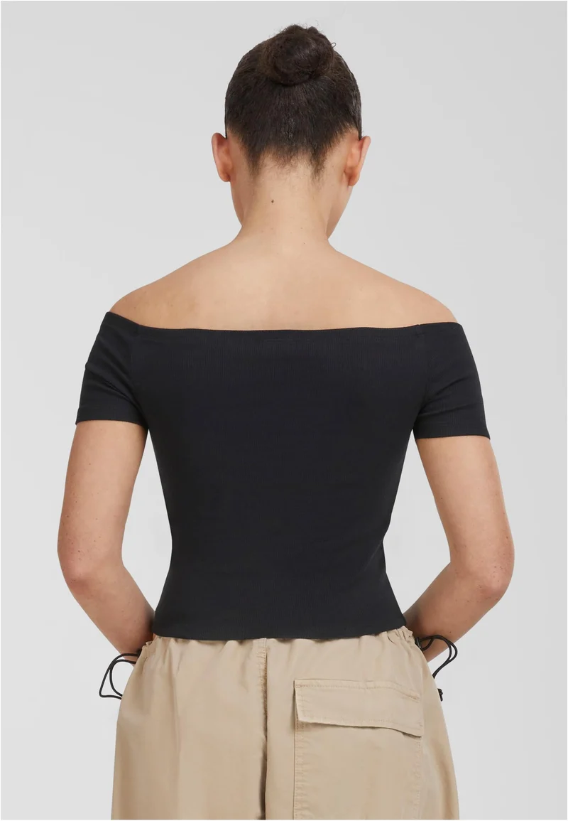UC Organic Off Shoulder Rib Tee