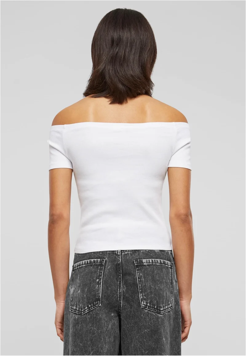 UC Organic Off Shoulder Rib Tee