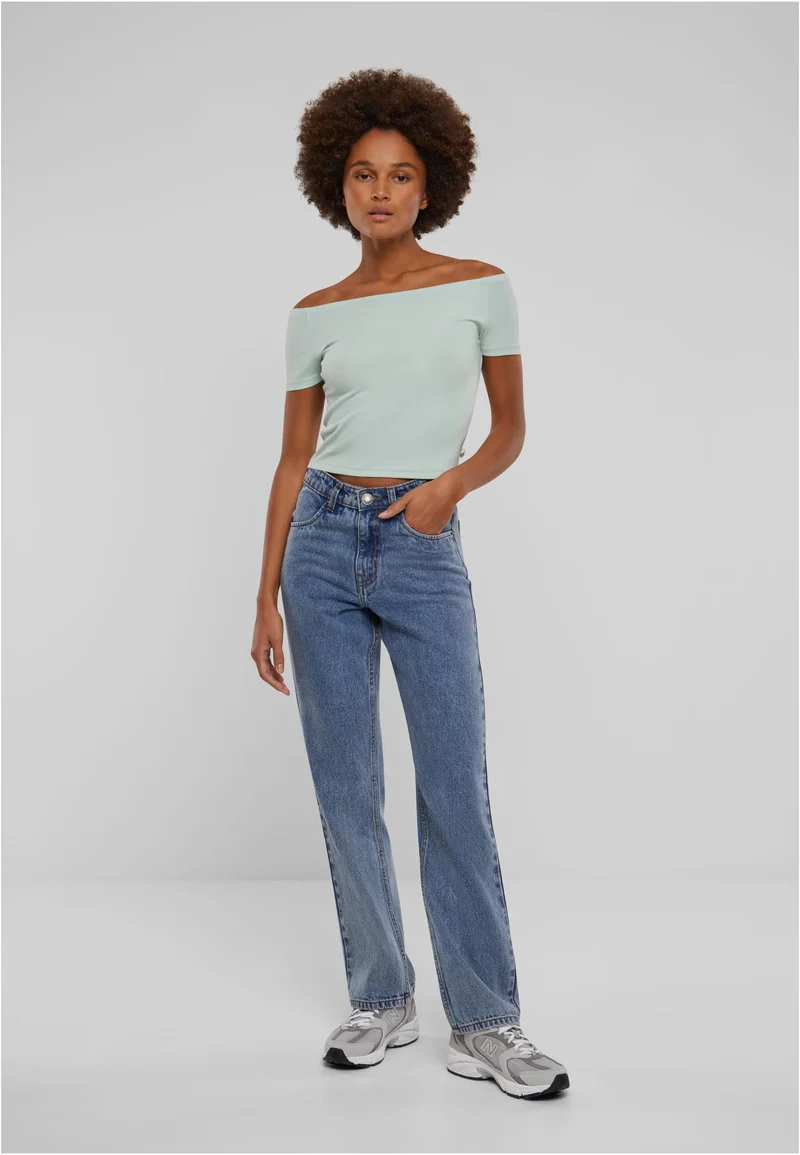 UC Organic Off Shoulder Rib Tee