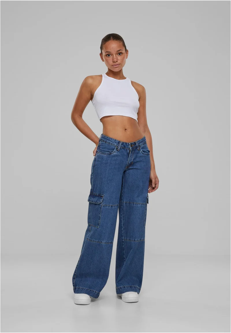 UC Low Waist Cargo Denim