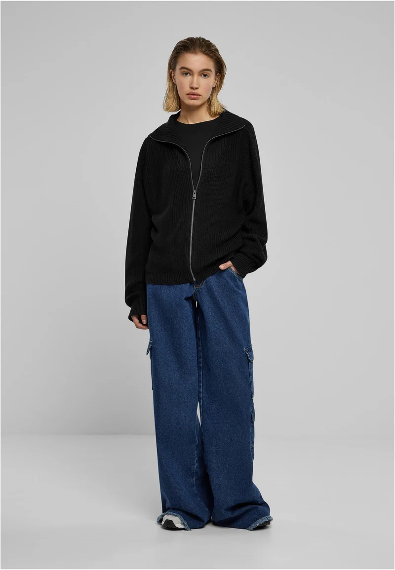 UC Knitted Zip Cardigan
