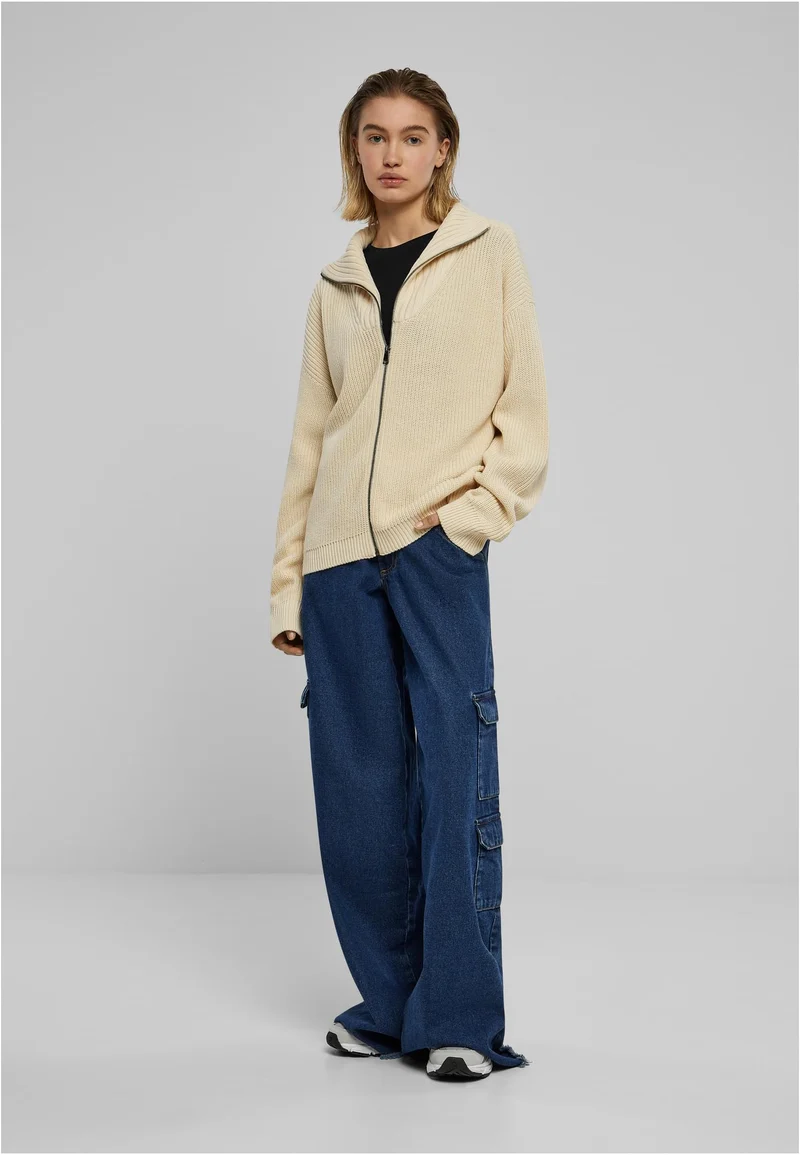 UC Knitted Zip Cardigan