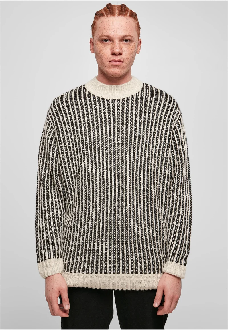 UC Oversized Two Tone Sweater