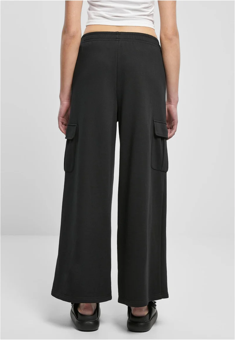 UC Highwaist Wide Leg Cargo Terry Pants