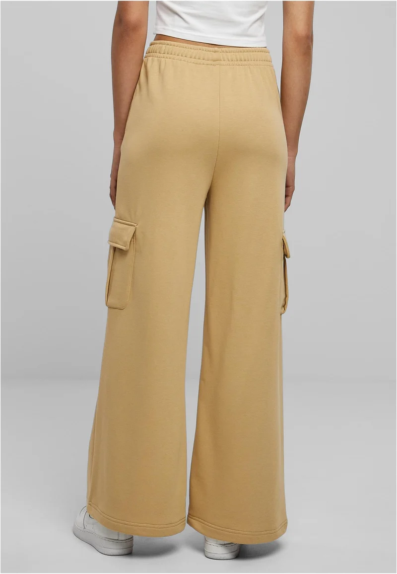 UC Highwaist Wide Leg Cargo Terry Pants