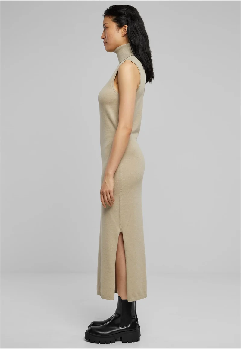 UC Knitted Eco Viscose Turtleneck Dress