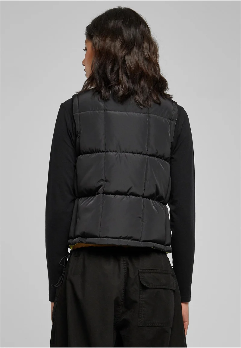 UC Reversible Cropped Puffer Vest