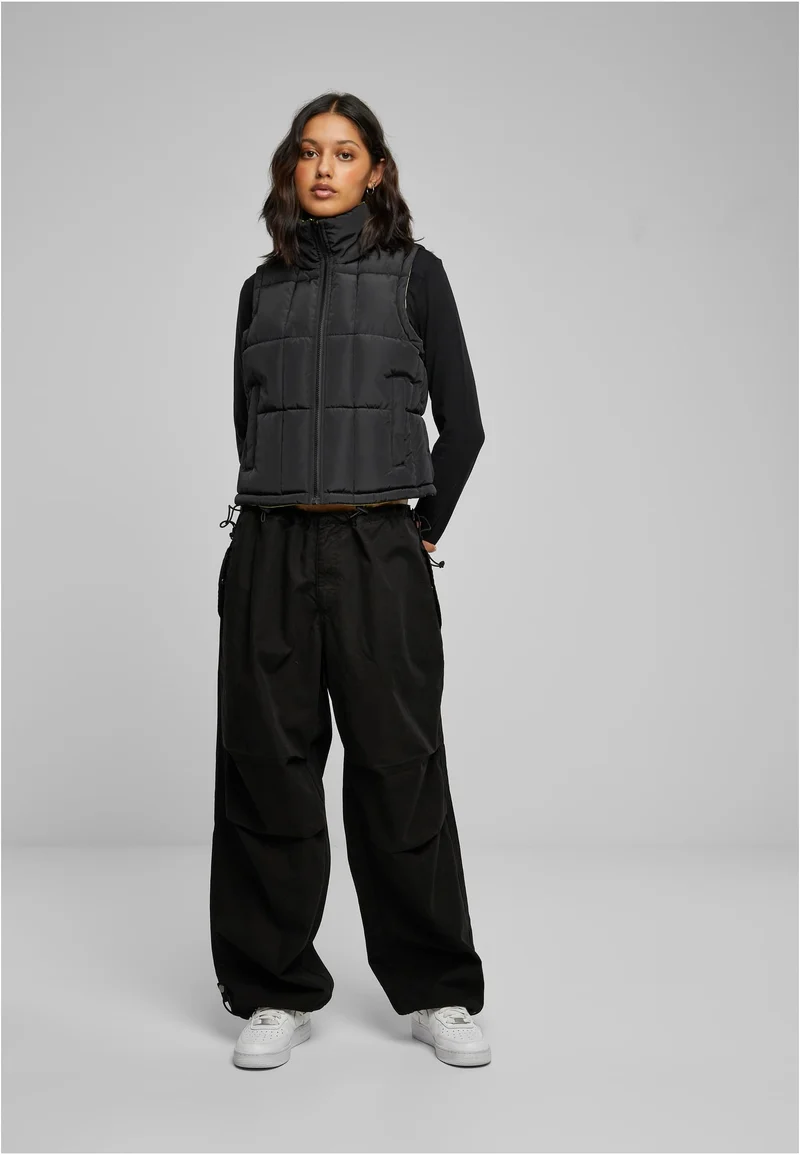 UC Reversible Cropped Puffer Vest