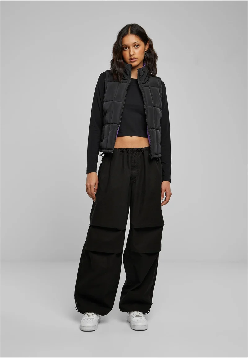 UC Reversible Cropped Puffer Vest