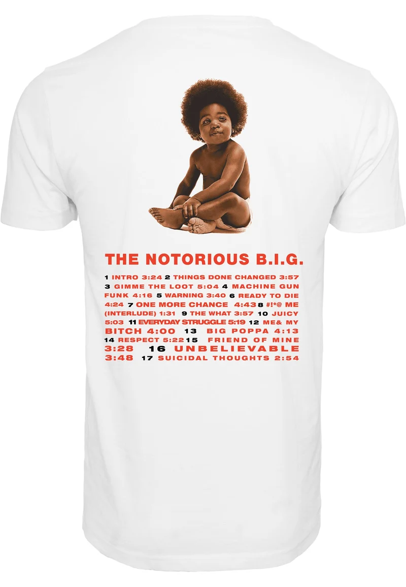 MT Notorious Big Ready To Die Tracklist Tee