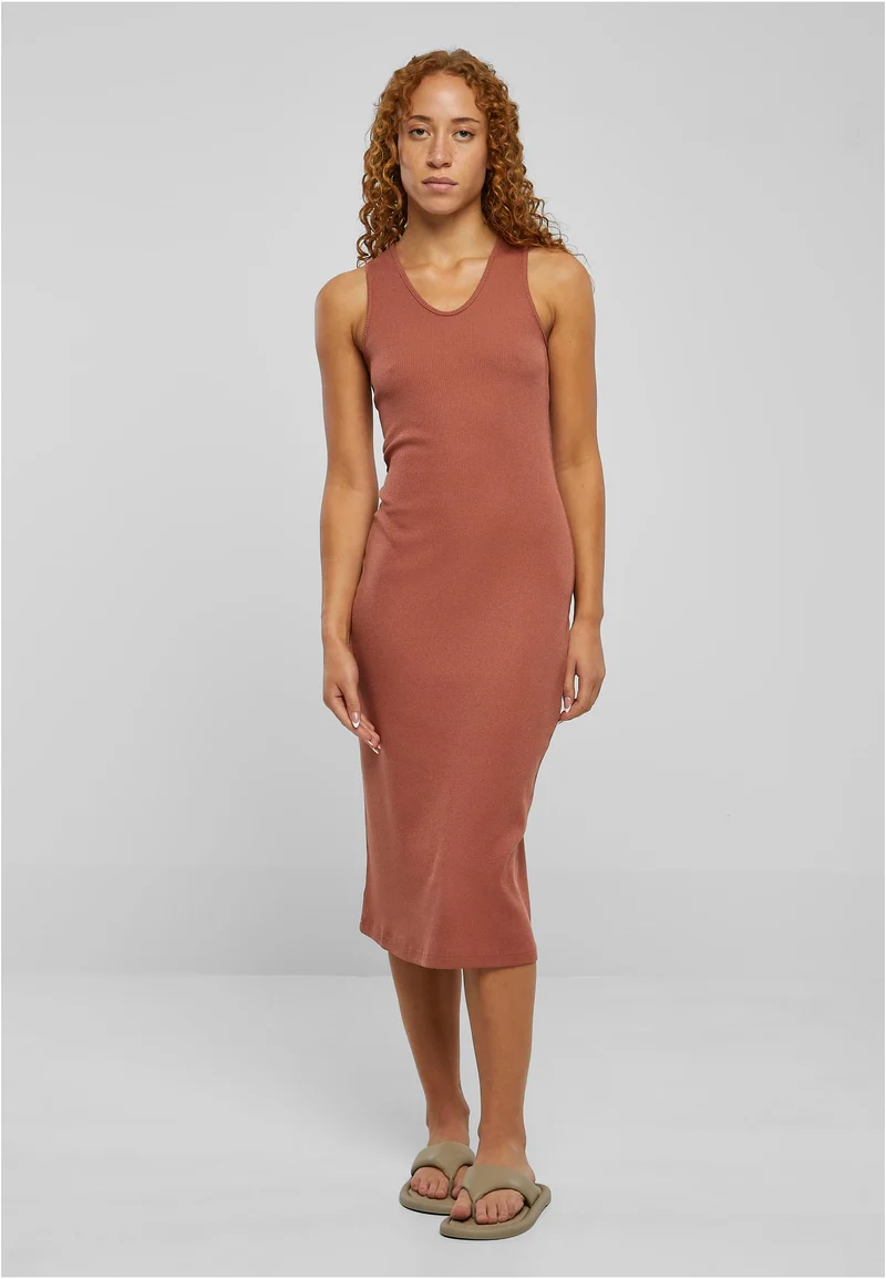 UC Midi Sleeveless Rib Dress